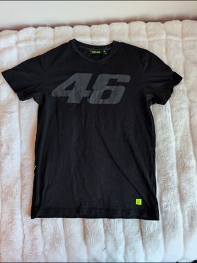 Valentino Rossi VR46 Black Racing Tee Womens' Sz Medium